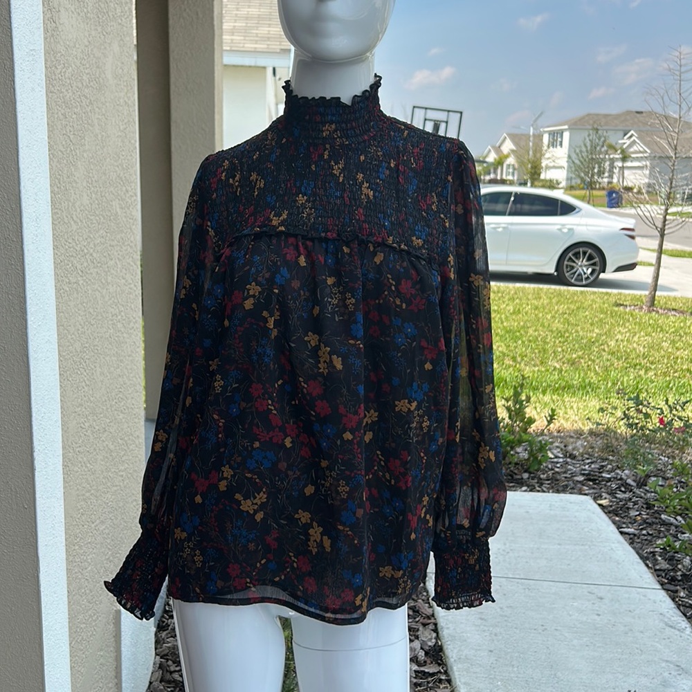 LAUNDRY BY SHELLI SEGAL SHIRT TOP BLOUSE SIZE S MSRP $36.00 NWT